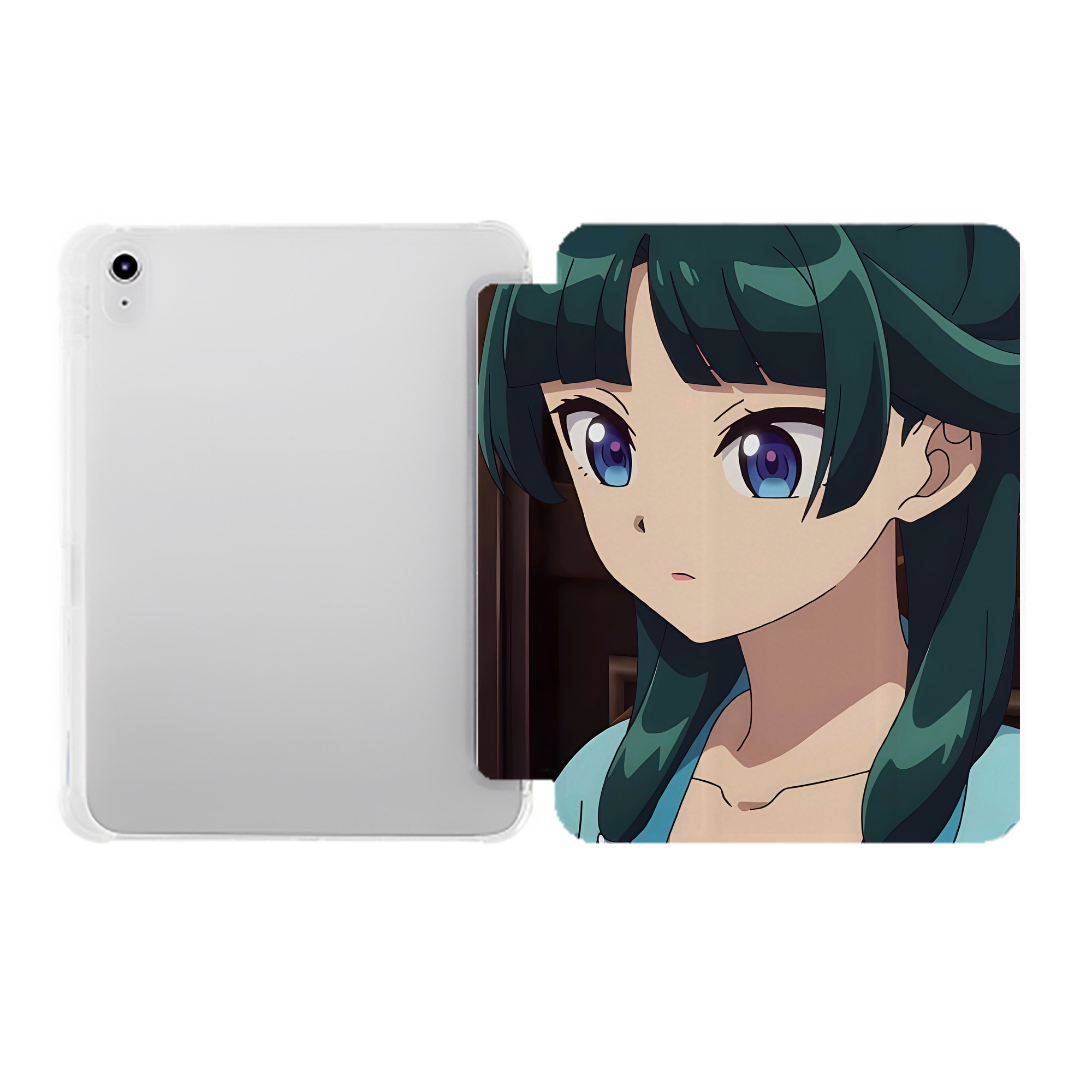 （画像用） 薬屋のひとりごと The Apothecary Diaries IPad ケース ペン収納付き 三つ折りスタンド PUレザー×シリコン 対応機種9.5/10.5/10.9インチ